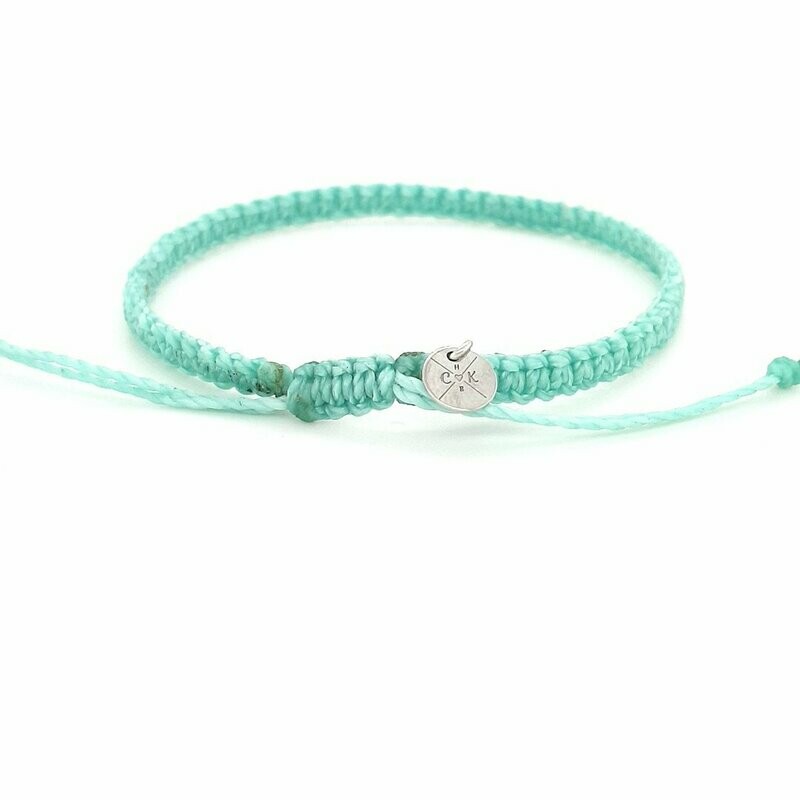 Nylon - Fußkettchen 19mm türkis Nylon - Fußkettchen 19mm türkis