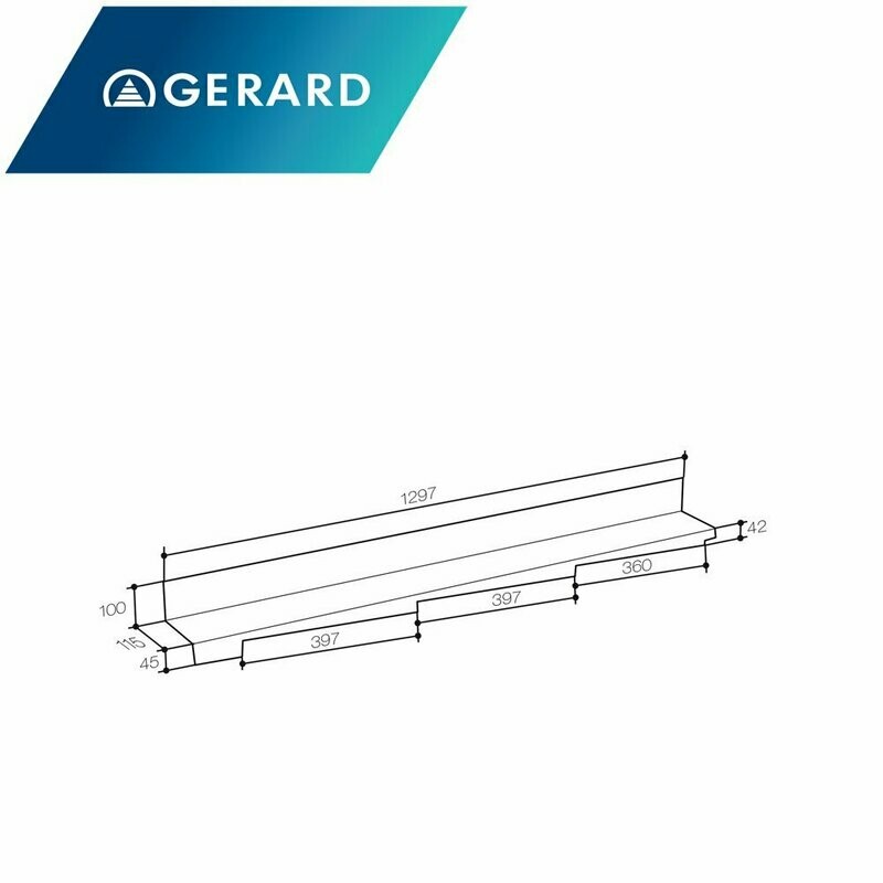 Bande de SOLIN cranté GAuche pour GERARD DIAMANT (Prix et commande par mètre linéaire)