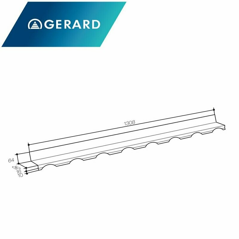 Bavette de faîtage pour GERARD MILANO (Prix et commande par mètre linéaire)
