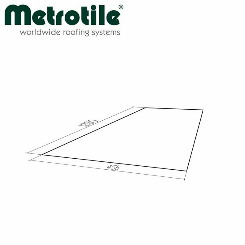 Plaque plane à façonner pour METROTILE ROMANA