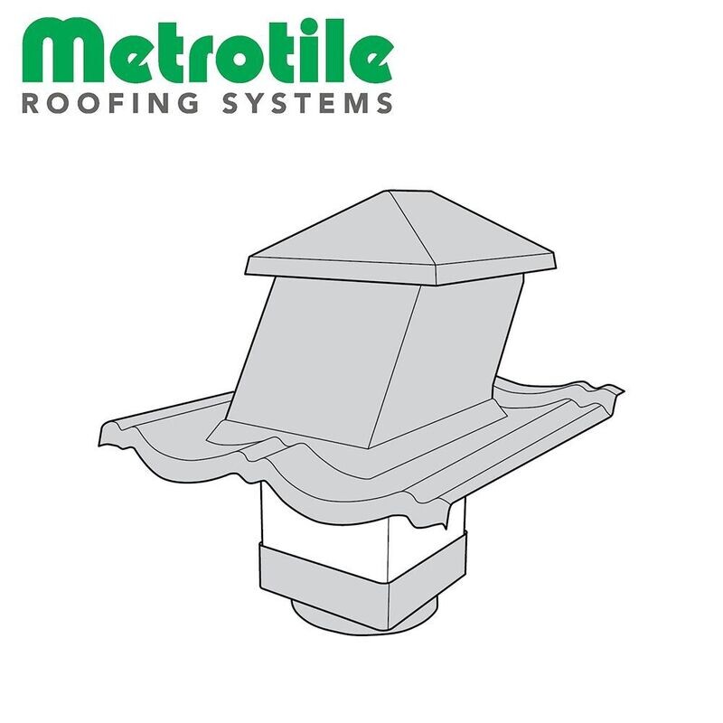 Sortie de ventilation sanitaire pour METROTILE Thermolaqué XBOND
