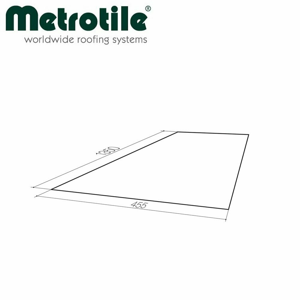 Plaque plane à façonner pour METROTILE ROMANA Plaque plane à façonner pour METROTILE ROMANA