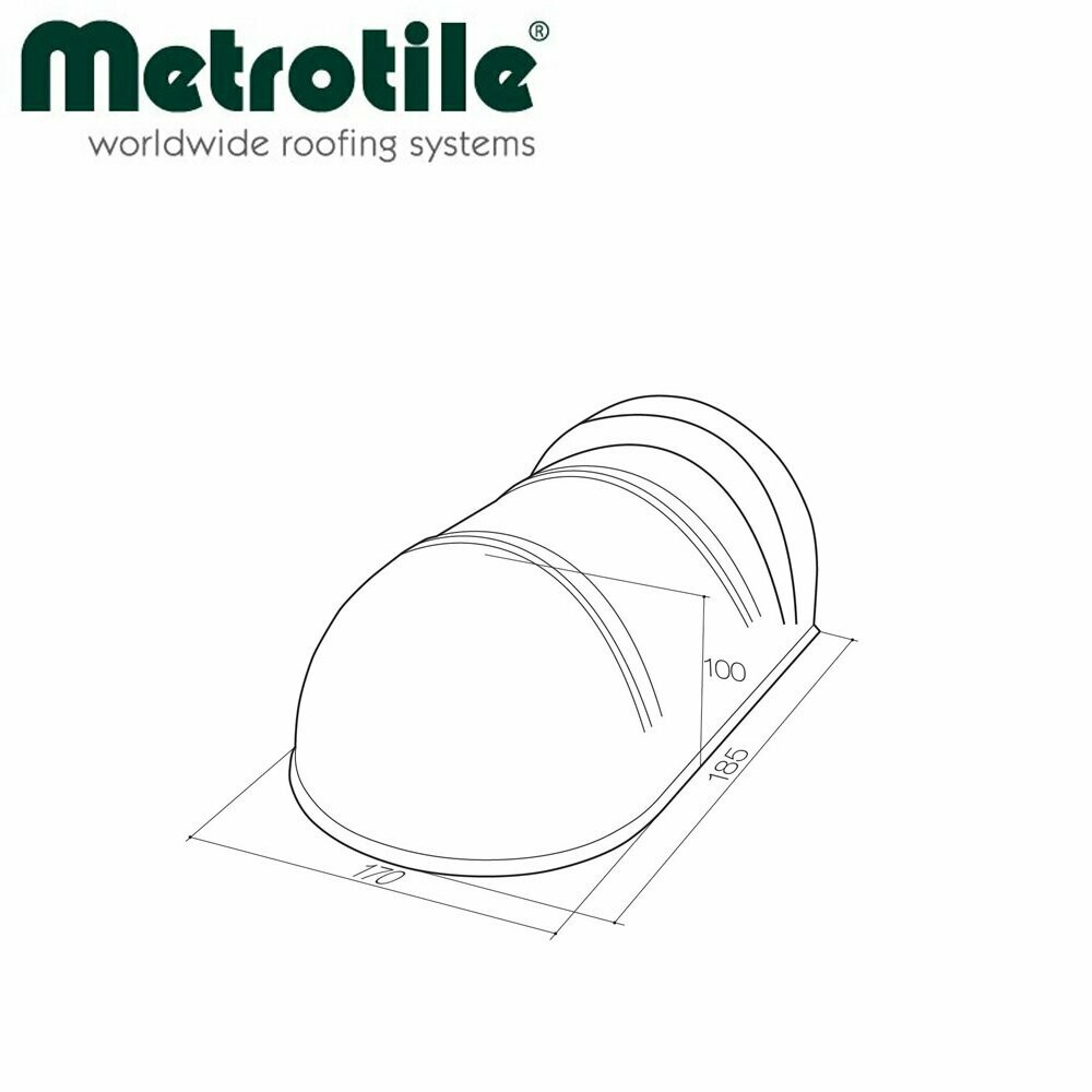 About rond pour faîtière 1/2 ronde METROTILE ROMANA About rond pour faîtière 1/2 ronde METROTILE ROMANA