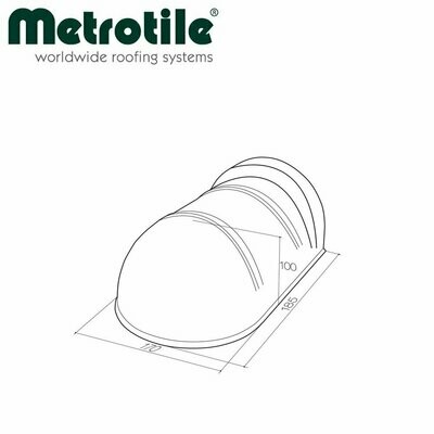 About rond pour faîtière 1/2 ronde METROTILE ROMANA About rond pour faîtière 1/2 ronde METROTILE ROMANA
