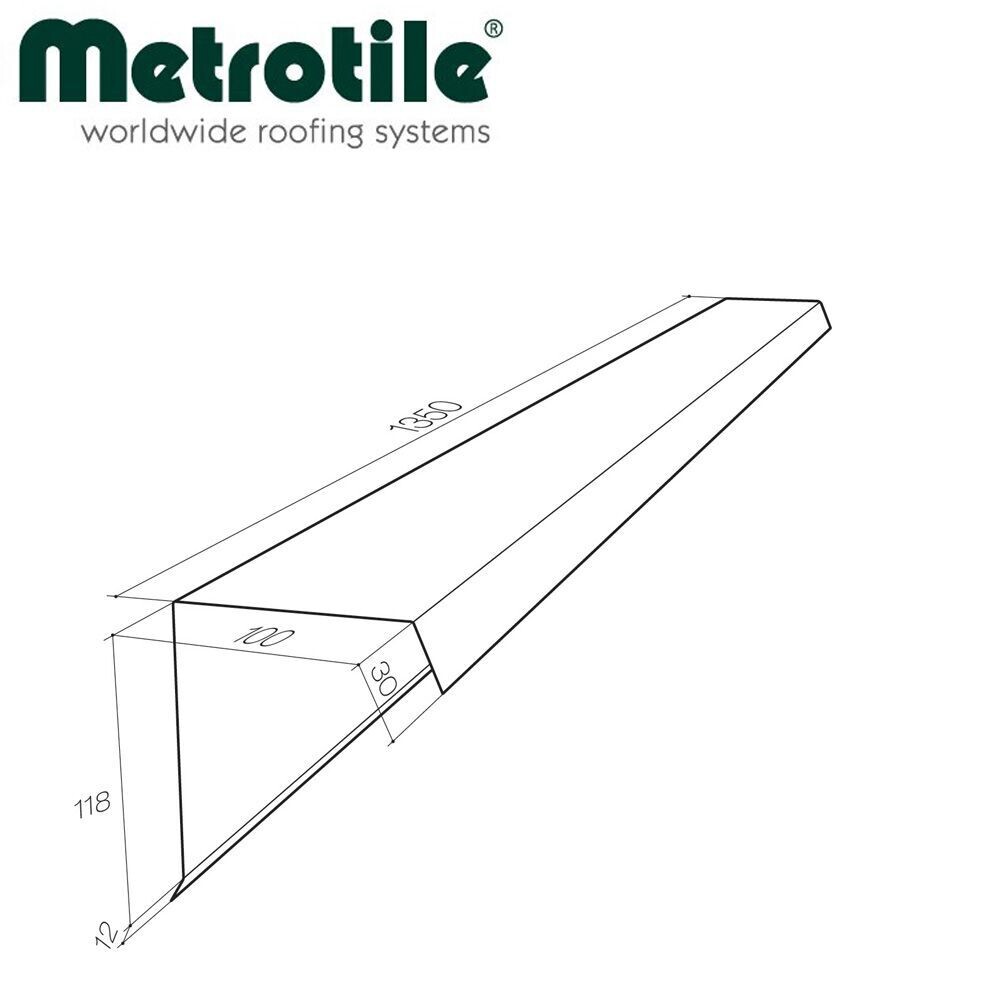 Bande de rive LARGE pour METROTILE SLIDE (Prix et commande par mètre linéaire) Bande de rive LARGE pour METROTILE SLIDE (Prix et commande par mètre linéaire)
