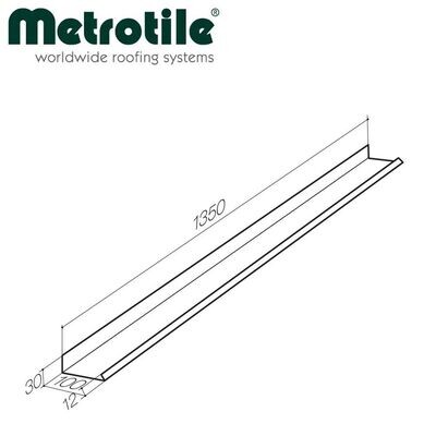 Couloir de rive pour METROTILE SLIDE (Prix et commande par mètre linéaire) Couloir de rive pour METROTILE SLIDE (Prix et commande par mètre linéaire)