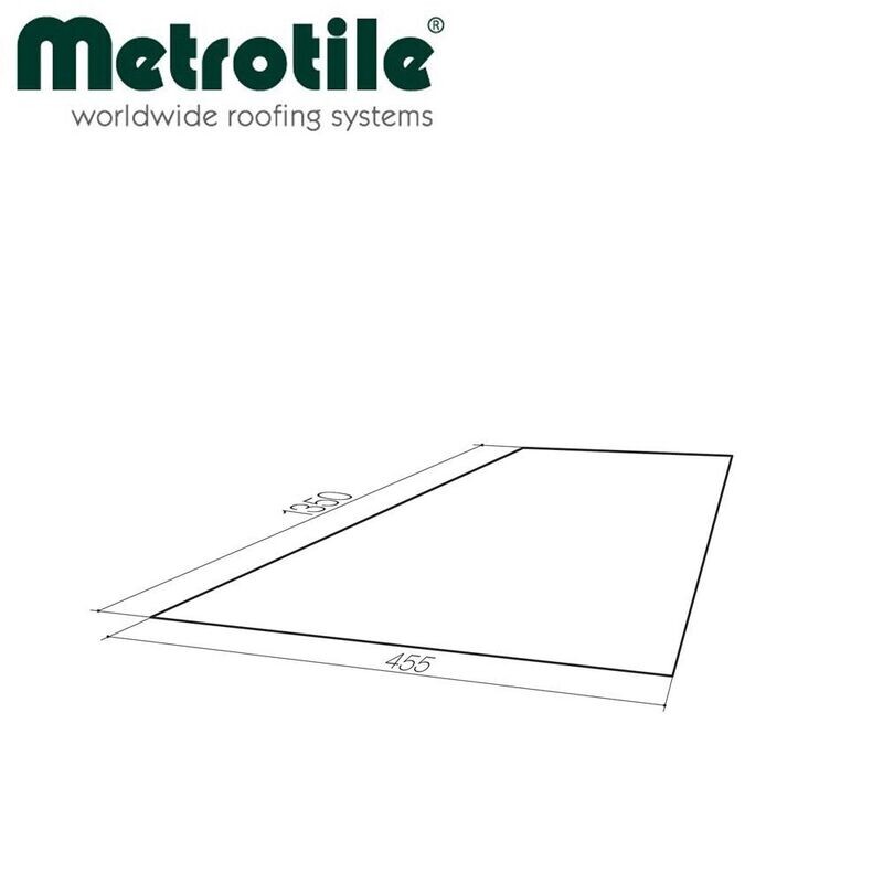 Plaque plane à façonner pour METROTILE SLIDE Plaque plane à façonner pour METROTILE SLIDE