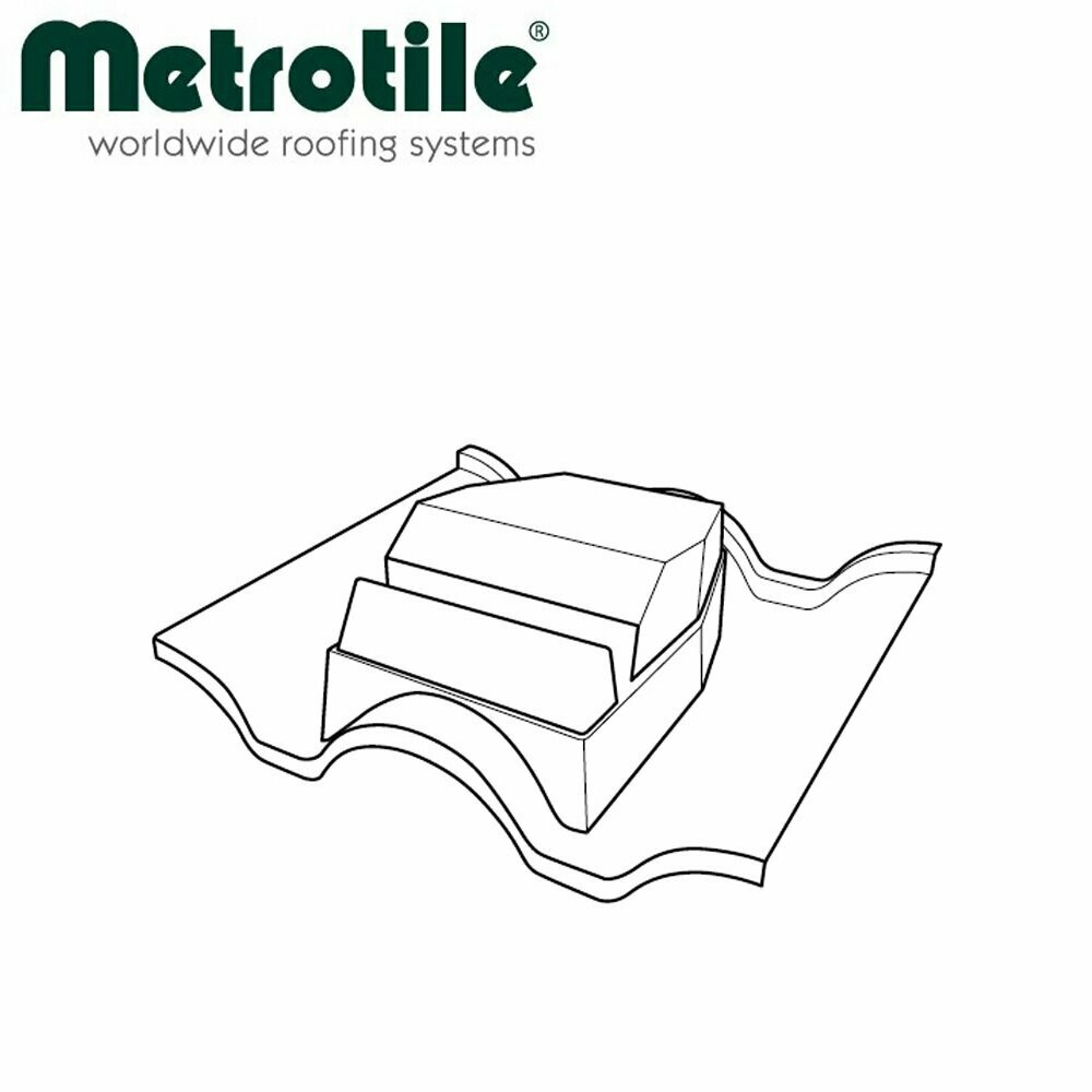 Chatière de ventilation pour METROTILE ROMANA Chatière de ventilation pour METROTILE ROMANA