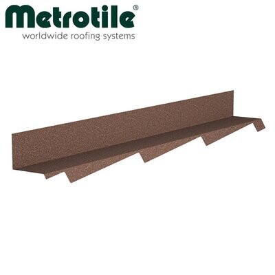 Solin latéral cranté DRoit contre mur pour METROTILE ROMANA (Prix et commande par mètre linéaire) Solin latéral cranté DRoit contre mur pour METROTILE ROMANA (Prix et commande par mètre linéaire)