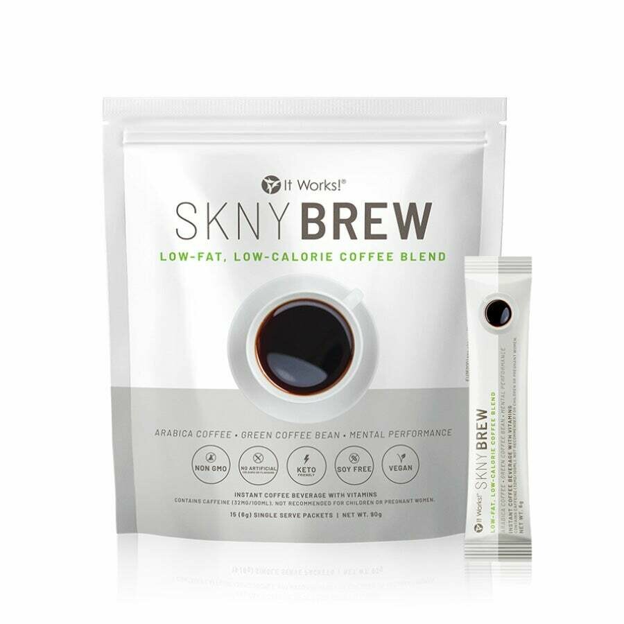 SKNY Brew
Low-Fat, Low-Calorie Coffee Blend
15 sachets