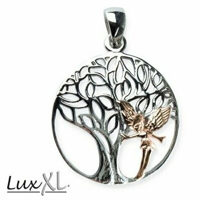 LuxXL Silberanhänger "Elvish Tree" rhodiniert