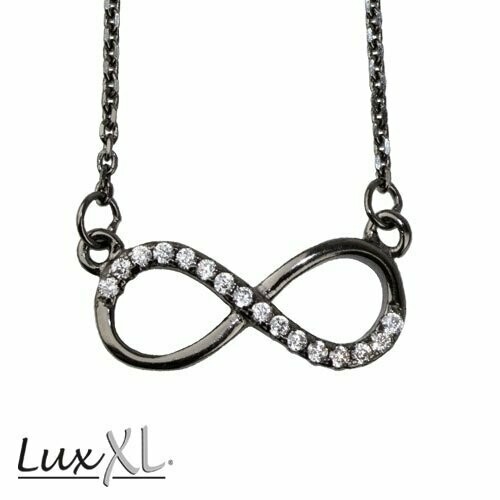 LuxXL Silberkette "Infinity" mit Zirkonia