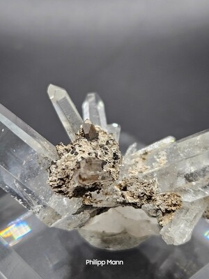 Bergkristall mit Phantom aus Kolumbien