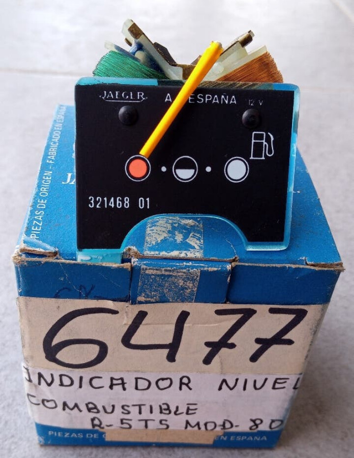 Reloj indicador gasolina renault 5 ts.