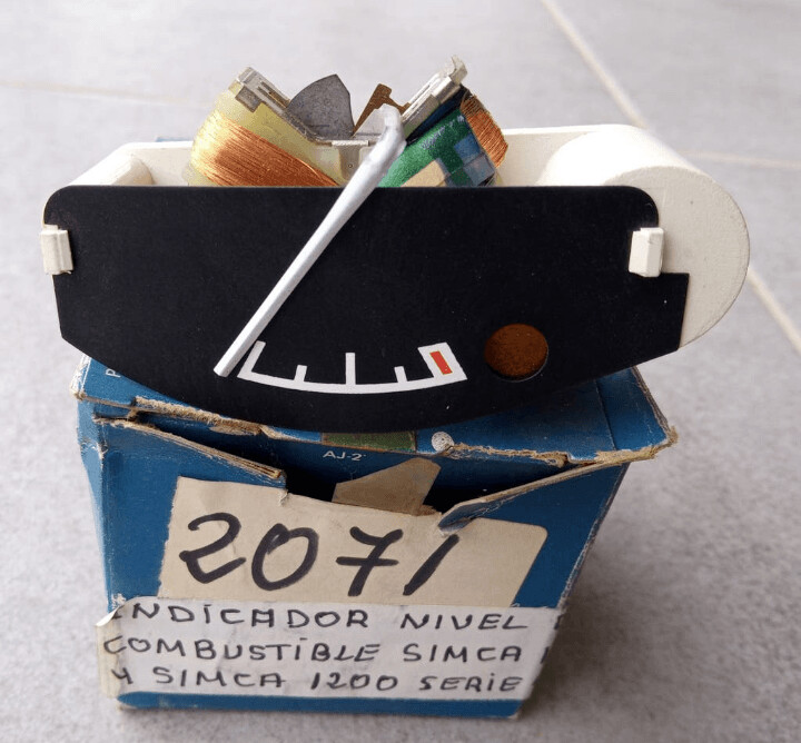 Reloj indicador gasolina simca 1000.simca 1200