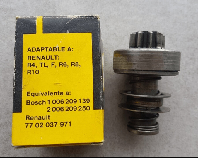 Piñon arranque renault 4.renault 6.renault 8.renault 10