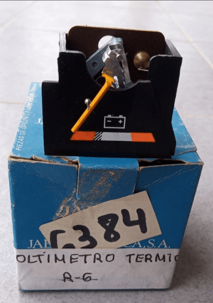 Reloj voltimetro renault 6 6384