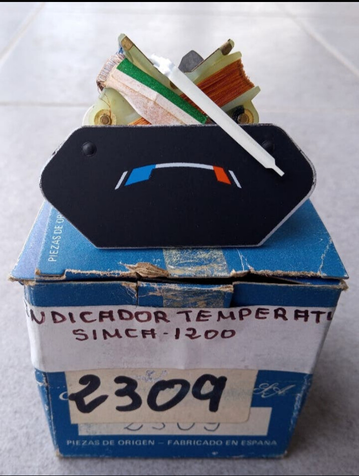 Reloj temperatura motor simca 1200 ls