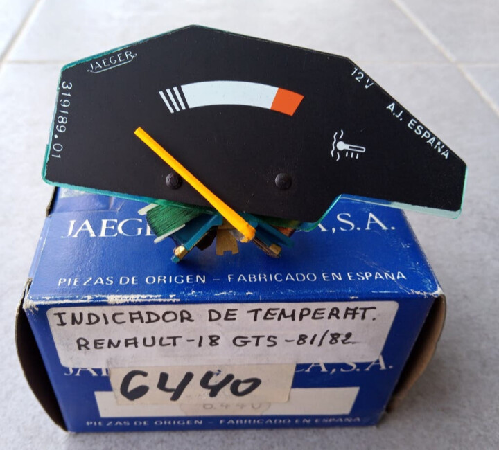 Reloj indicador temperatura renault 18 gts