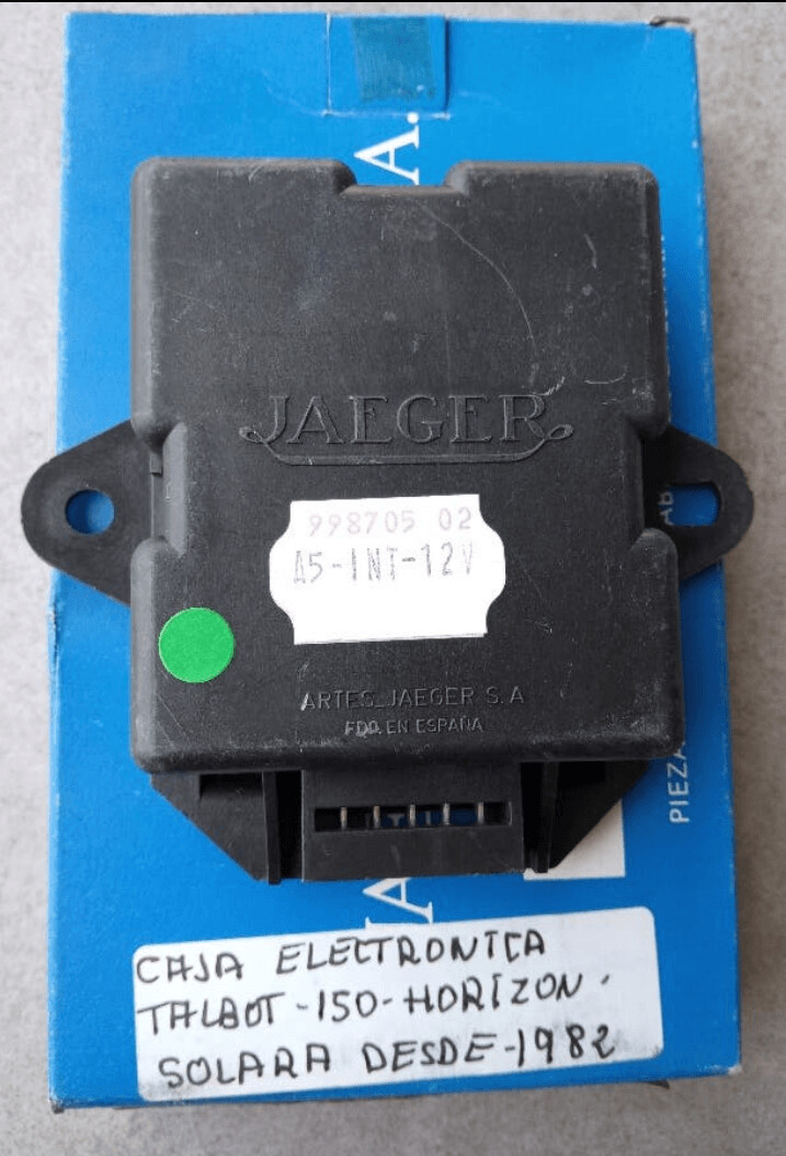 Caja electrica talbot 150. Talbot horizon. Talbot solara