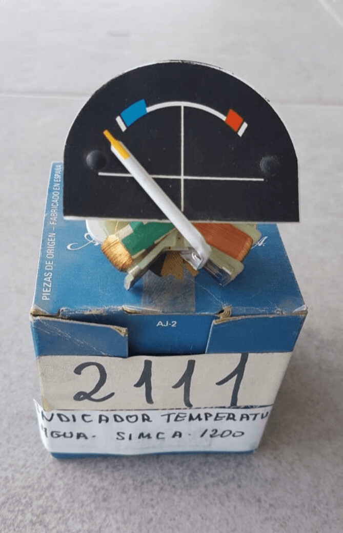 Reloj indicador temperatura simca 1200 ref 2111
