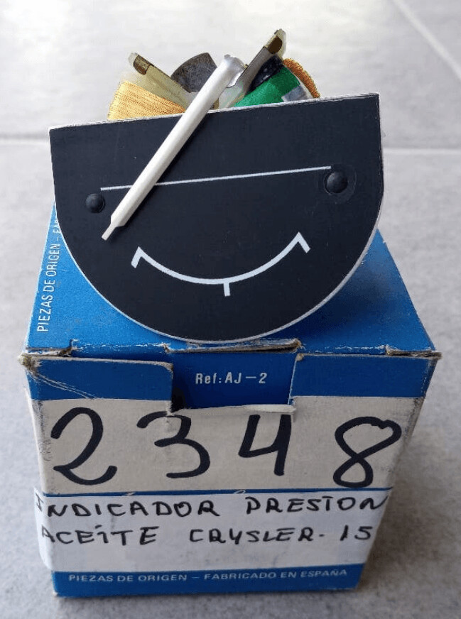 Reloj indicador presion aceite talbot-chrysler 150