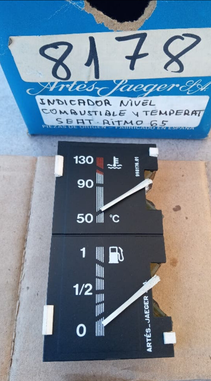 Reloj marcador temperatura gasolina Seat ritmo