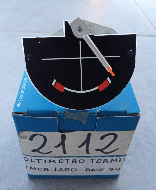 Reloj voltímetro amperímetro Simca 1200 especial