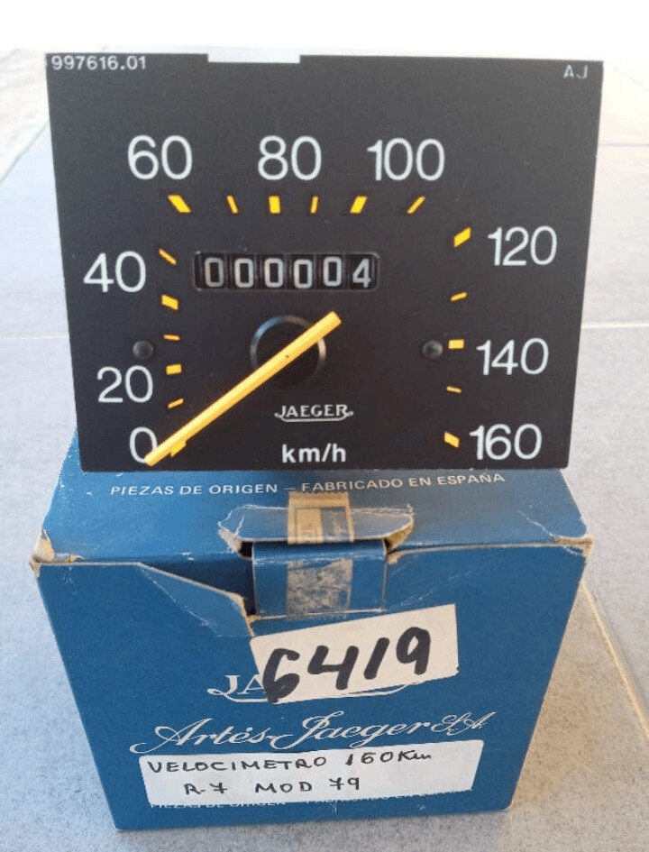 Marcador cuentakilometros Renault 7 6419