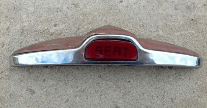 Piloto matricula Seat 1400