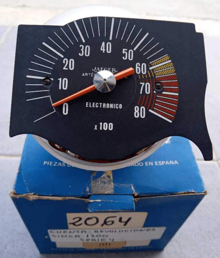 Marcador cuentarrevoluciones Simca 1200 serie 4 (jaeger)