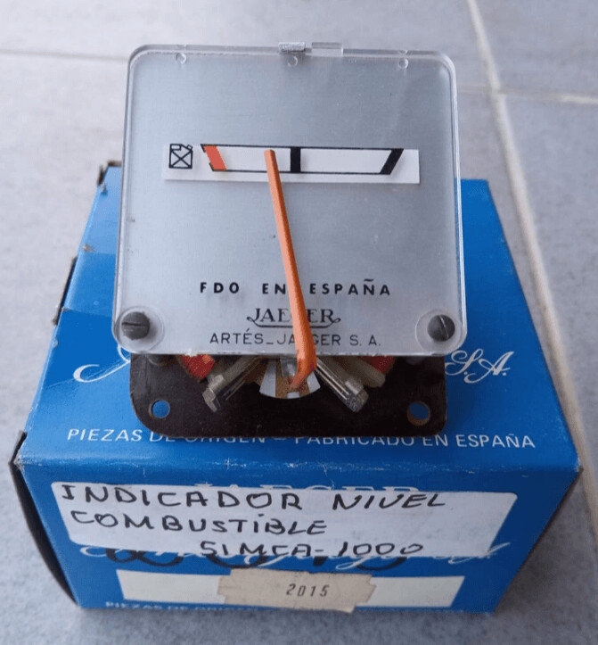 Reloj indicador gasolina SIMCA 1000
