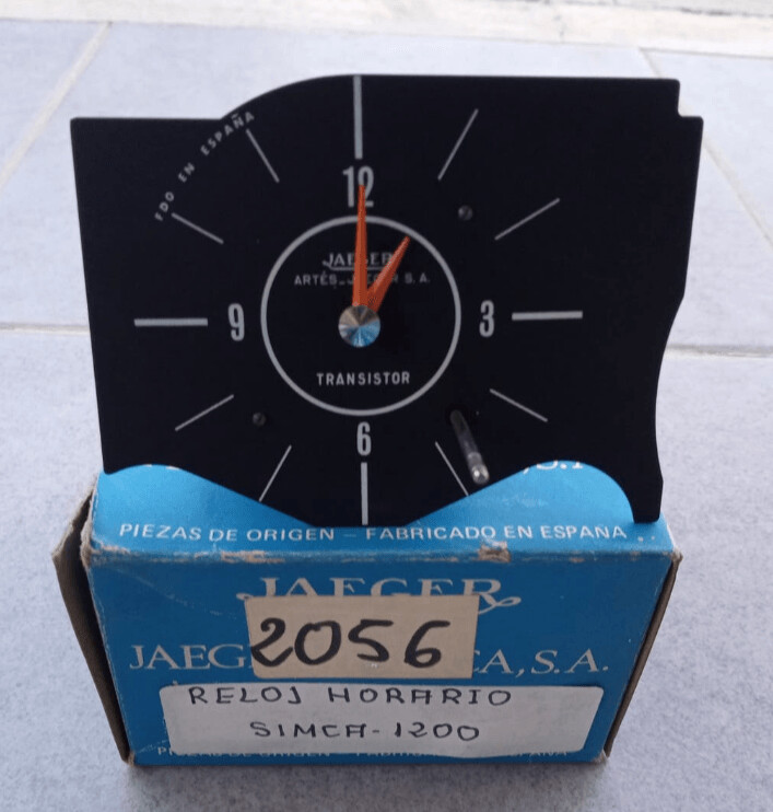 Reloj marcador hora Simca 1200