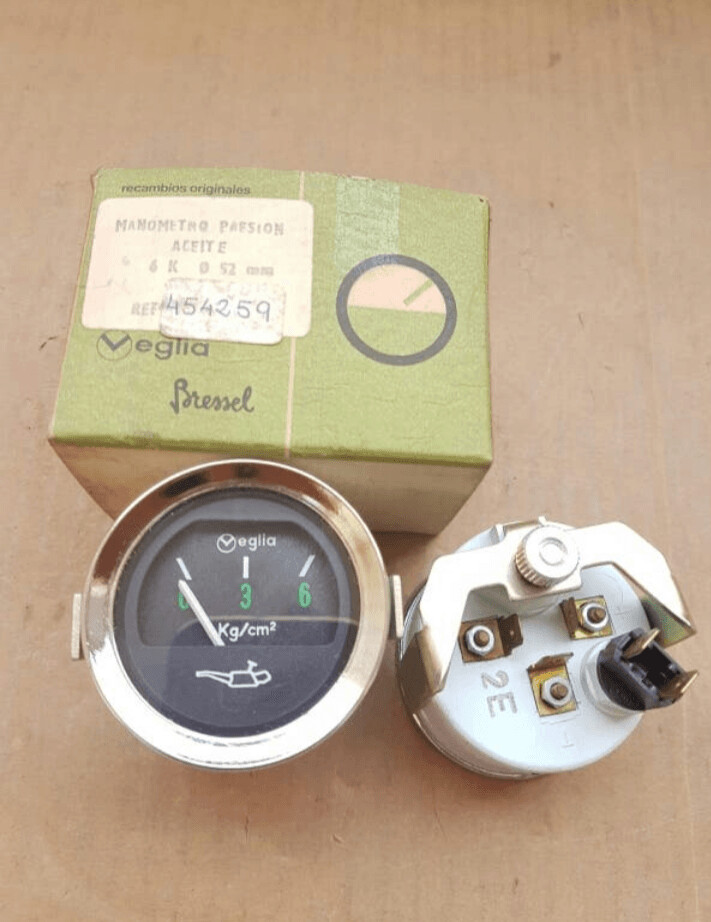 Reloj manometro presion aceite veglia bressel