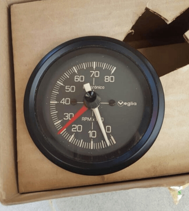 Reloj marcador cuentarrevoluciones 80mm