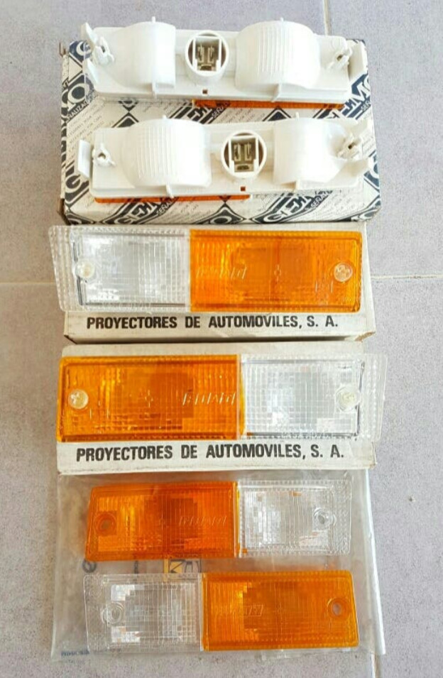 Pilotos y tulipas delanteras Seat ritmo