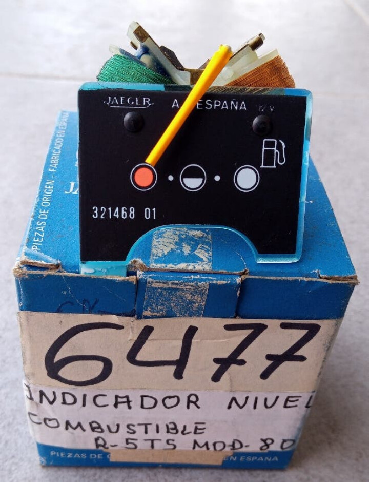 Reloj indicador nivel gasolina Renault 5 ts mod.80