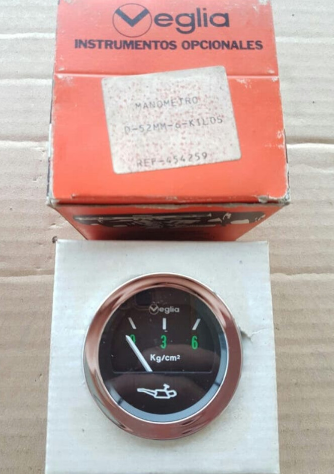 Reloj presion aceite universal Seat, Renault, Simca.