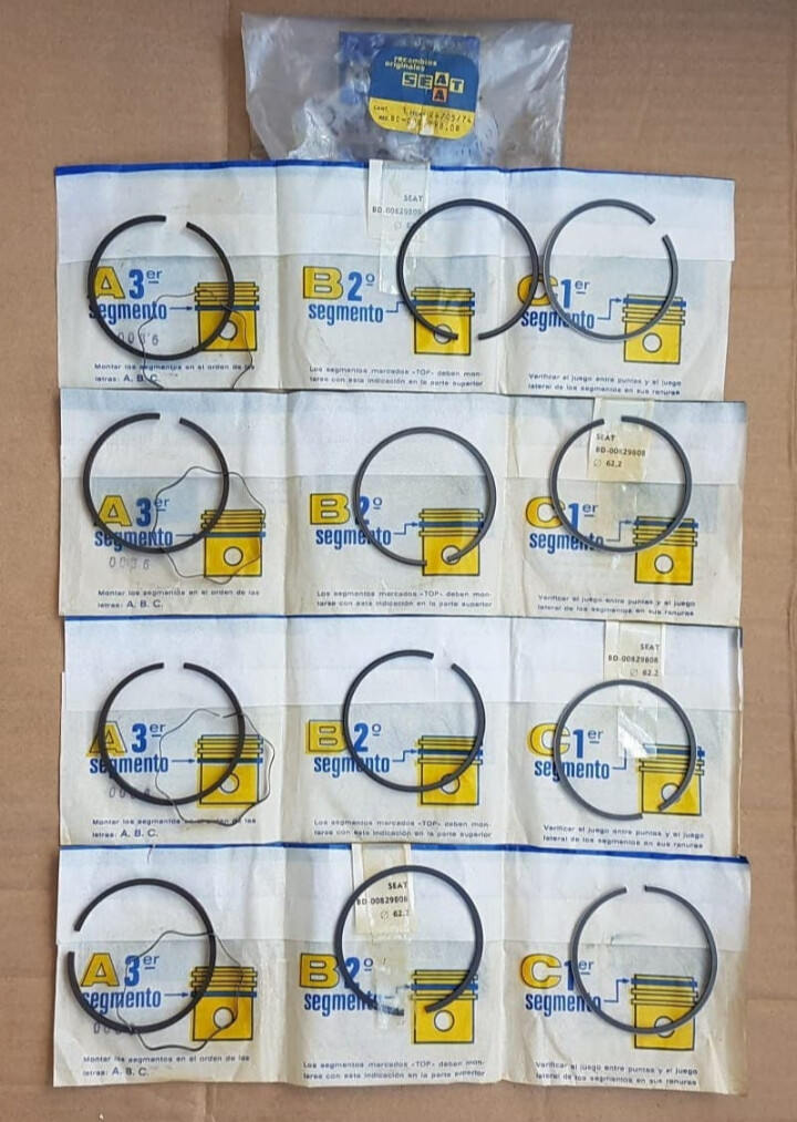 Juego segmentos 62.2 SEAT 600