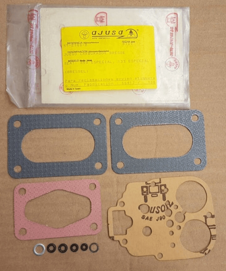 Juntas carburador bressel SEAT 850, SEAT 133 ESPECIAL