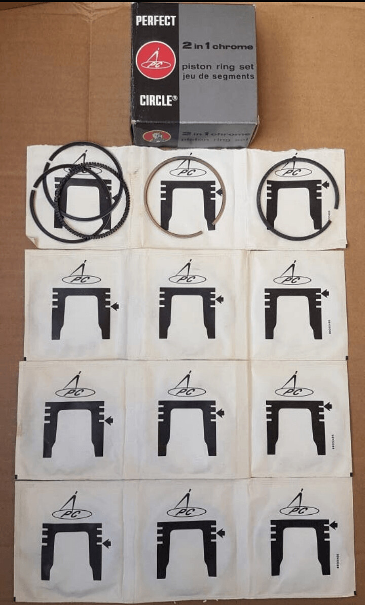 Juego segmentos 73 STD SEAT, FIAT 124,AUTOBIANCHI