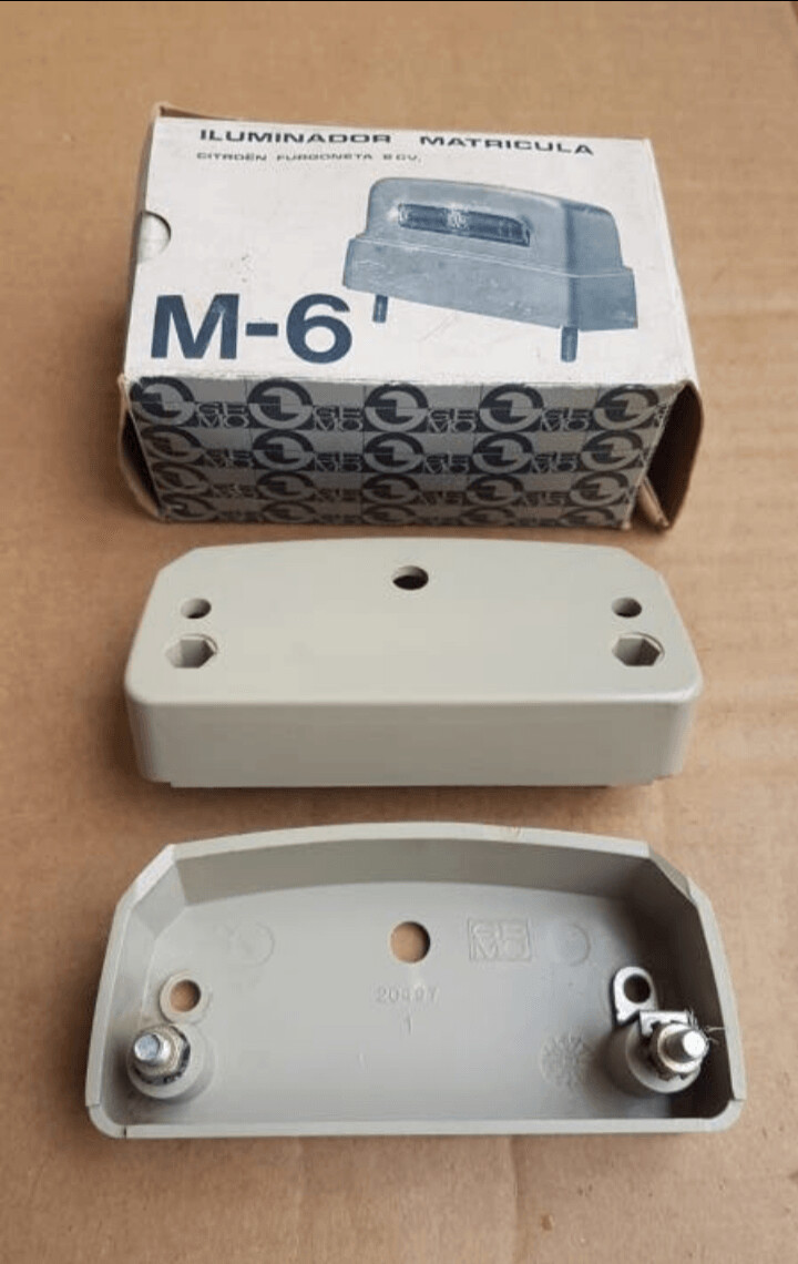 Base matricula CITROEN 2CV