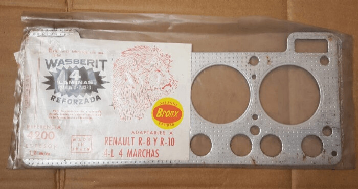 Junta culata RENAULT 8, RENAULT 10, RENAULT 4 L