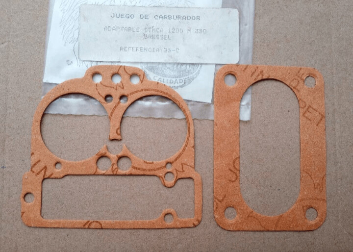 Juntas carburador bressel SIMCA 1200 M.350