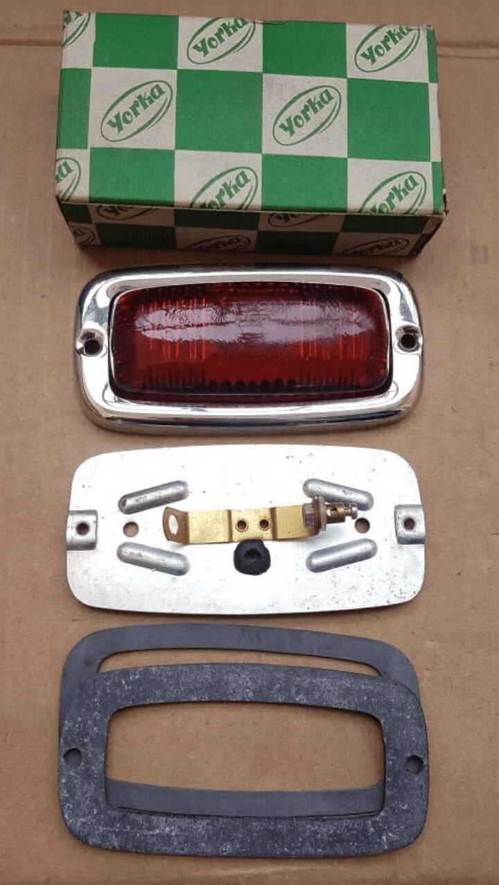 Plafon luz interior rojo YORKA