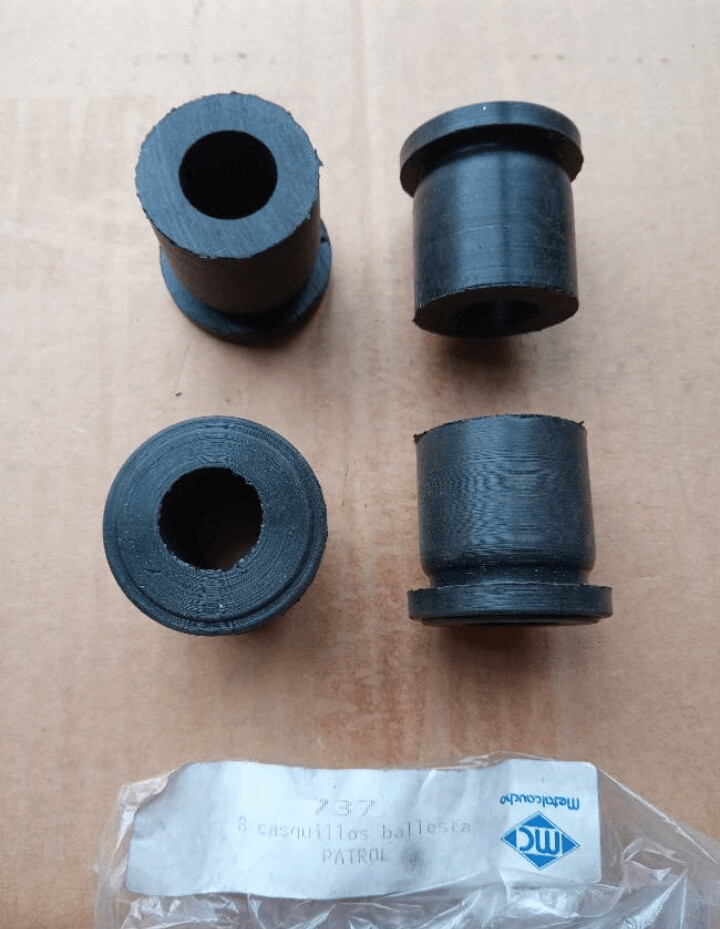 2 Gomas casquillos ballesta 35 mm NISSAN PATROL