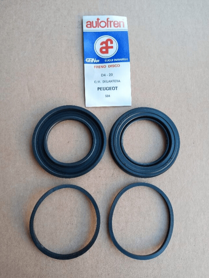 Gomas frenos disco delanteros 54 mm PEUGEOT 504