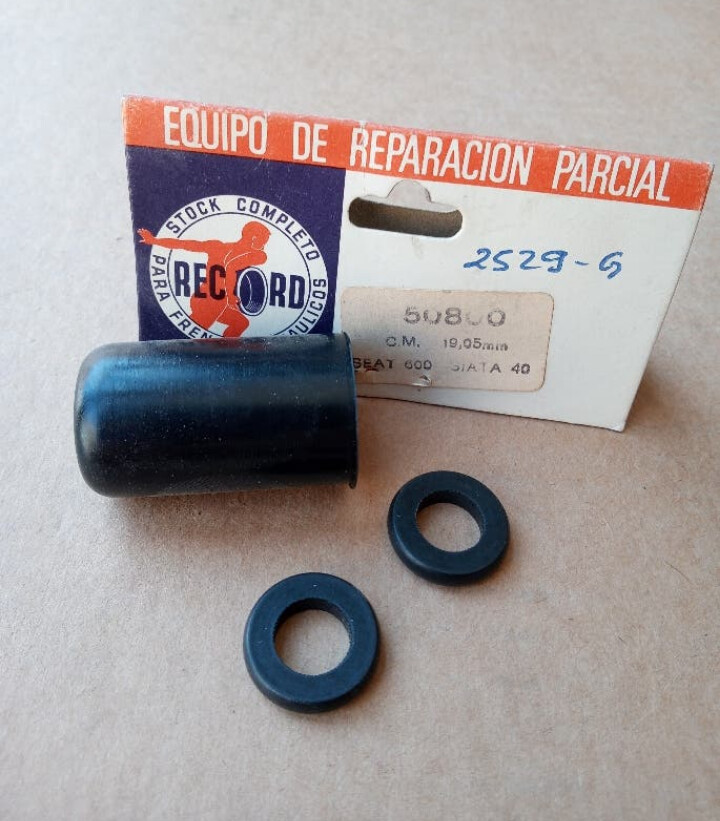 Gomas reparacion bomba freno SEAT 600, SIATA