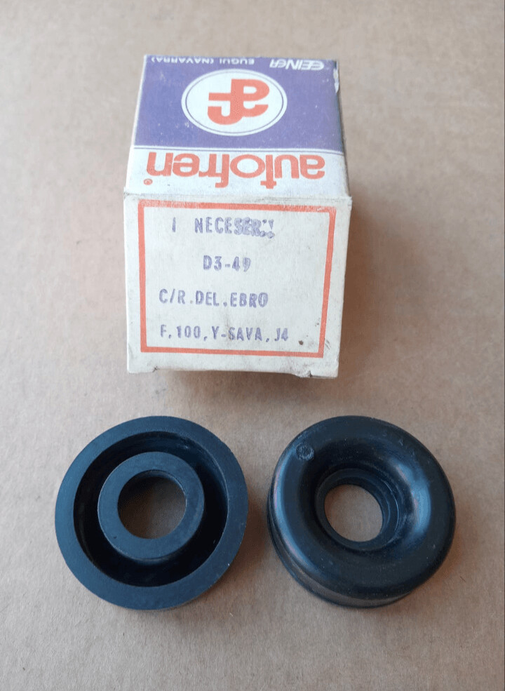 Gomas bombines rueda delantera EBRO F100, SAVA J4