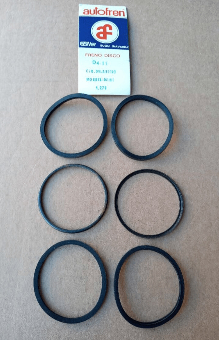 Gomas pinzas freno delantero MORRIS.MINI 1000, 1275